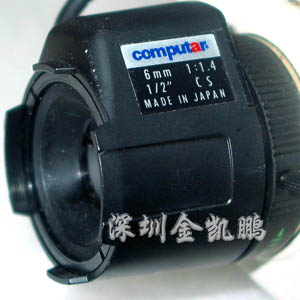 COMPUTAR&nbsp;&nbsp;攝像機鏡頭&nbsp;&nbsp;6MM/1:1.4 1/2”