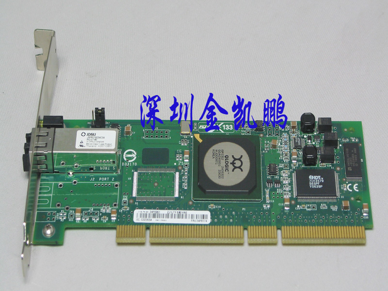 Qlogic &nbsp;&nbsp;QLA2340 PCI-X 2Gbps &nbsp;&nbsp;單通道光纖通道卡