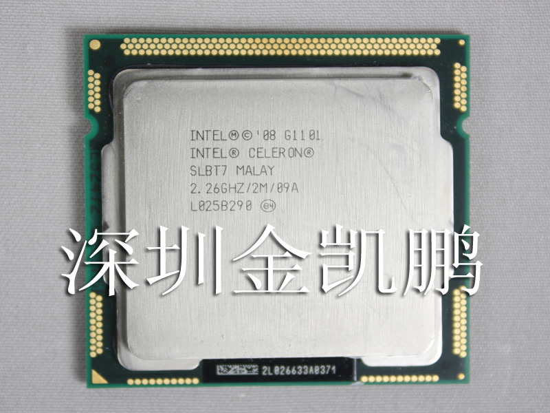 Intel 英特爾&nbsp;&nbsp;CELERON 雙核&nbsp;&nbsp;G1101 SLBMT 2.26G 2M Intel 1156針 28W
